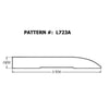 Alexandria Moulding 3-1/4 x 8 ft. L Prefinished Brown Pine Moulding (Pack of 4)