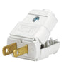 Leviton Residential Thermoplastic Non-Grounding/Straight Blade Plug 1-15P 20-16 AWG 2 Pole 2 Wire