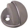 National Hardware Solid Brass w/Rubber Bumper Chrome Silver Door Stop Mounts to floor 1.75 in.
