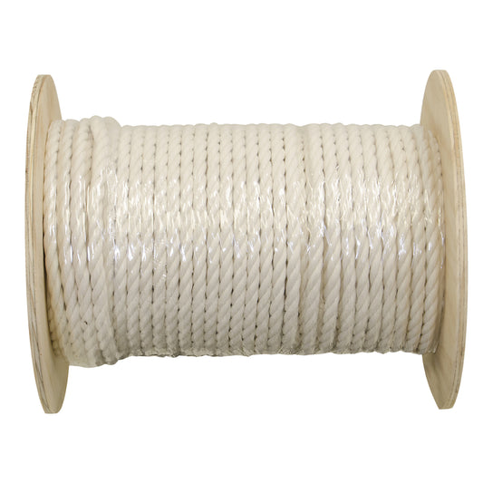 Wellington 1/2 in. Dia. x 300 ft. L Natural Twisted Cotton Rope