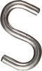 National Hardware Small Silver Stainless Steel 1-1/2 in. L Open S-Hook 55 lb 1 pk