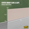 M-D 0.13 in. H x 48 in. L Prefinished Beige Vinyl Wall Base (Pack of 18)