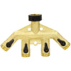Gilmour 3/4 in. Brass Threaded Male 4-Way Shut-off Valve