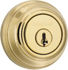Kwikset SmartKey Polished Brass Metal Deadbolt