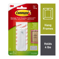 3M Command White Picture Hanging Set 1 pk 4 lb.