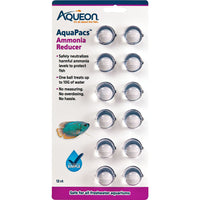 Aqueon AquaPacs Ammonia Reducer Aquarium Water Treatment Pods Freshwater Fish Tanks 12 pk