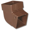 Amerimax 3.63 in. H x 3.88 in. W x 3.63 in. L Brown Vinyl Gutter Elbow (Pack of 20)