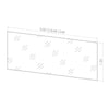 Plastic Shelf Bin Tag Holder 1.25 in. H X 3 in. W