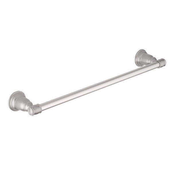 Barra para toalla OakBrook Collection de níquel cepillado de 18 in. L, zinc fundido