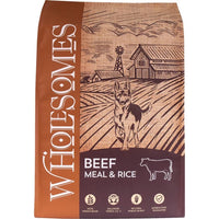 Wholesomes Whole Grain Adult Dog Food, Beef & Rice, 40 lbs.