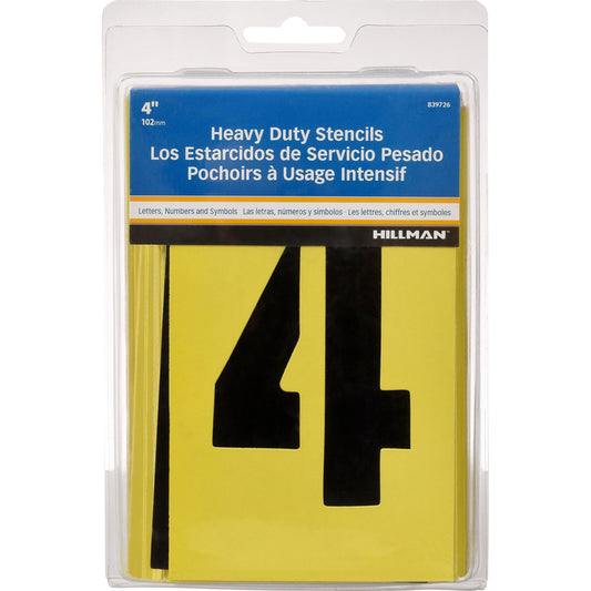 Hillman 4 in. L Heavy Duty Stencil Kit