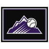 MLB - Colorado Rockies Mountains 8ft. x 10 ft. Plush Area Rug