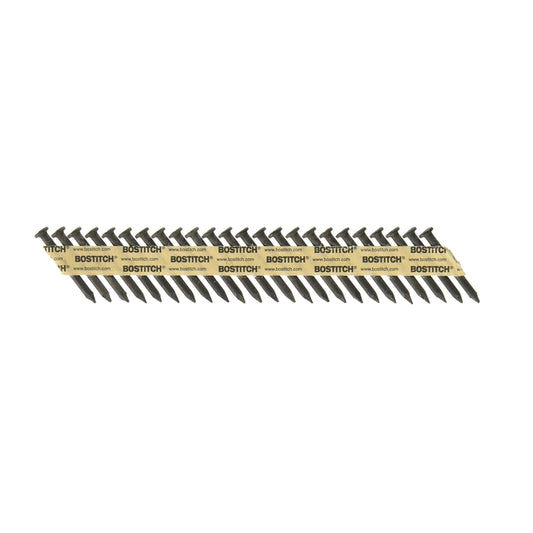Bostitch StrapShot 1-1/2 in. 10 Ga. Paper Strip Brite Metal Connector Nails 35 deg 1,000 pk
