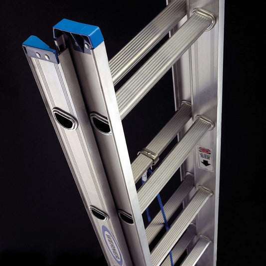 Werner 32 ft. H Aluminum Extension Ladder Type I 250 lb. capacity