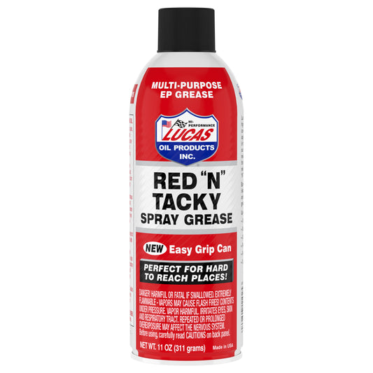 Lucas Oil Products Red "N" Tacky Multi-Purpose Grease 11 oz (Pack of 12)