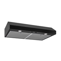 Broan GLA1 30 in. W Black Range Hood - Open Box