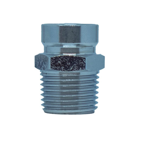 Anderson Metals 1/2 in. MPT in. X 3/8 in. D Female Compression in. Chrome Compression Adapter (Pack of 5)