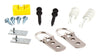 Hangman Silver D-Ring Hanger 100 Lb. 2 Pk