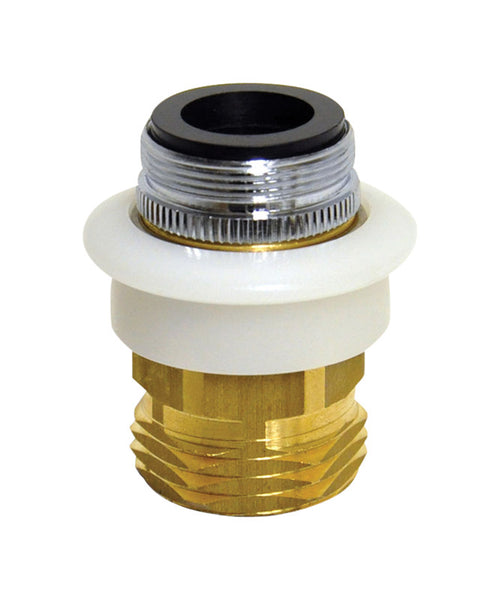Danco Dual Thread 15/16 in.-27 or 55/64 in. Chrome Plated Aerator Adapter - Open Box