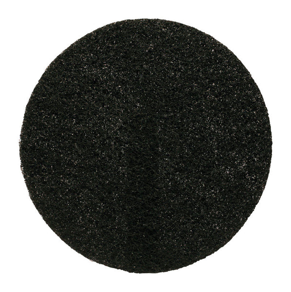 Disco para piso Gator de fibra de poliéster/natural no tejida de 13 in de diámetro, color negro (paquete de 5)
