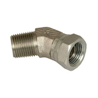 Apache Steel 3/8 in. D X 3/8 in. D Hydraulic Adapter 1 pk