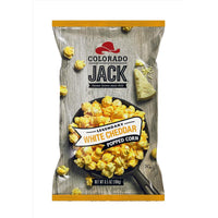 Colorado Jack Legendary White Cheddar Gourmet Popcorn 6.5 oz Bagged (Pack of 12)