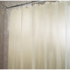 iDesign 72 in. H X 72 in. W Sand Solid Shower Curtain Vinyl