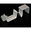 STOPPCLIPP 6 in. H X 1 in. W X 3 in. L Steel White Door Stop Mounts to door(Pack of 25)