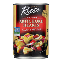 Reese Artichoke Hearts - Quartered - Case of 12 - 14 oz.