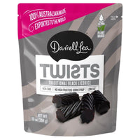Darrell Lea Twists Traditional Black Licorice Licorice Bites 10 oz (Pack of 8)