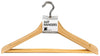 Whitmor 1 in. H X 17.4 in. W X 9.2 in. L Wood Brown Suit Hanger 5 pk