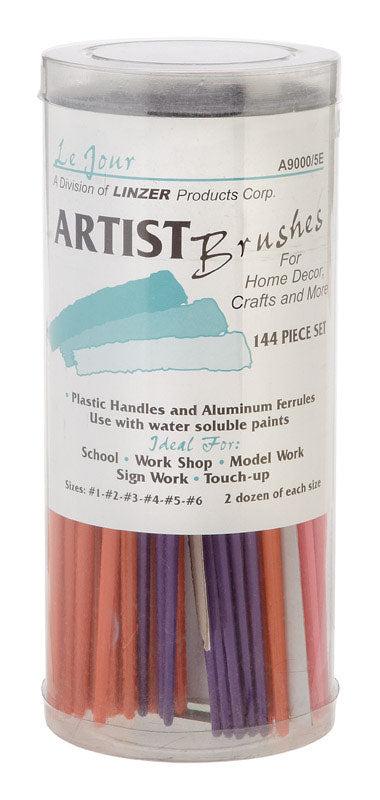 Linzer No. 1/2/3/4/5 in. Assorted Artist Paint Brush Set