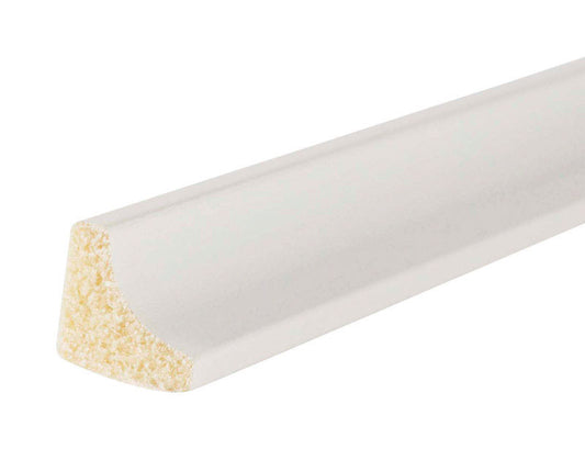 Inteplast Building Products 11/16 in. x 8 ft. L Prefinished White Polystyrene Trim (Pack of 25)