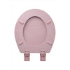 OakBrook Collection Laurel Round Pink Wood Toilet Seat