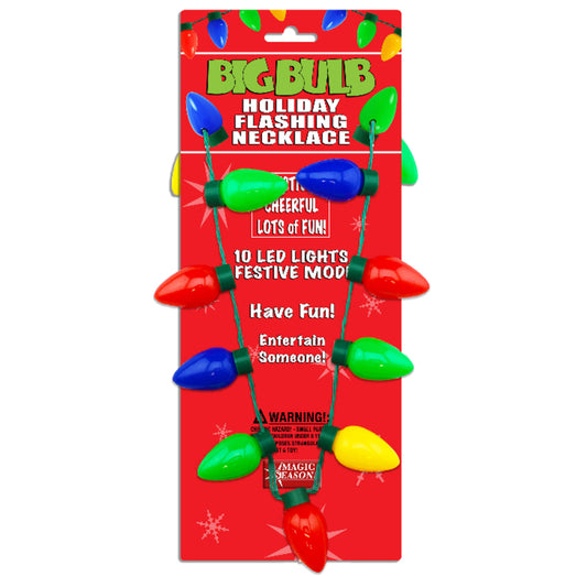Shawshank LEDz Magic Seasons Battery Christmas Flashing Necklace (Pack of 12)