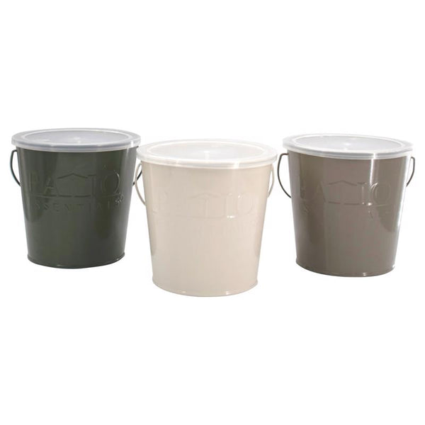 Vela sólida de citronela para mosquitos Patio Essentials, 17 oz (paquete de 6)