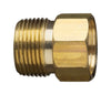 Gilmour 3/4 Brass Threaded Male/Female Hose Connector