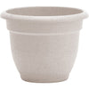 Bloem Ariana Planter 10 in. Dia. Plastic Flower Pot Vanilla Bean