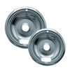 Range Kleen Steel Drip Bowls 8 in. W X 8 in. L