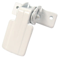 Barton Kramer White White Aluminum Door Latch 1 pk
