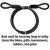 Master Lock 3/8 in. D X 72 in. L Vinyl Coated Steel Flexible Braided Steel Cable