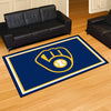 MLB - Milwaukee Brewers 5ft. x 8 ft. Plush Area Rug