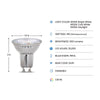Feit Electric MR16 GU5.3 LED Bulb Adjustable White 35 Watt Equivalence 1 pk (Pack of 6)