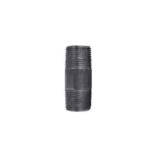 BK Products 3/4 in. MPT x 2-1/2 in. L Black Steel Nipple (Pack of 5)