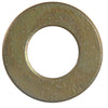 Hillman Yellow Dichromate Steel 7/16 in. SAE Flat Washer 50 pk