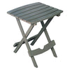 Adams Quik-Fold Gray Rectangular Resin Folding Side Table - Deal of The Week