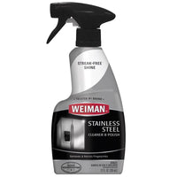 Weiman Floral Scent Stainless Steel Cleaner & Polish 12 oz. Liquid (Pack of 6)