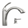 Moen Kinzel One Handle Stainless Steel Pull-Out Kitchen Faucet