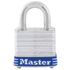 Master Lock 1 in. H X 1-1/8 in. W Laminated Steel 4-Pin Cylinder Exterior Padlock - Deal of The Week