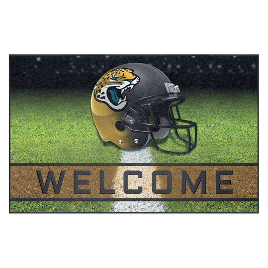 NFL - Jacksonville Jaguars Rubber Door Mat - 18in. x 30in.